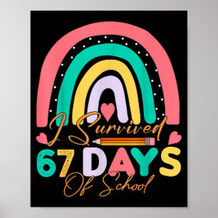 Póster Sobreviví 67 Días De Escuela Bruh Estudiantes Seis