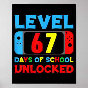 Póster Sobreviví 67 Días De Escuela Bruh Estudiantes Seis