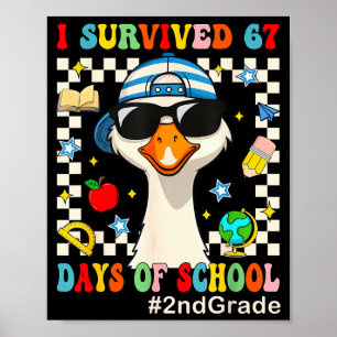 Póster Sobreviví 67 Días De Escuela Funny Goose Boys 2do
