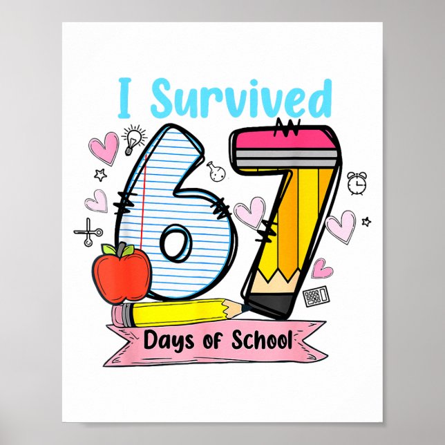 Póster Sobreviví 67 Días De Escuela, Profesores Divertido (Frente)