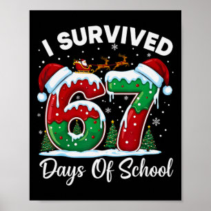 Póster Sobreviví 67 días de la cuenta regresiva de Navida