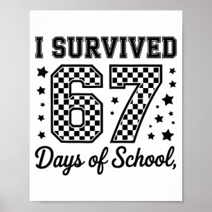 Póster Sobreviví 67 Días De Maestros Estudiantes De La Es