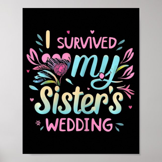 Póster Sobreviví a la Boda de mi hermana, hermana de novi (Frente)