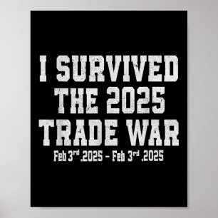 Póster Sobreviví A La Guerra Comercial De 2025 - Guerra C