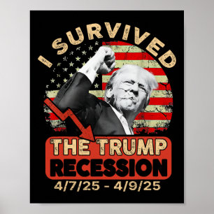Póster Sobreviví A La Recesión Trump 4 7 25 - 4 9 25