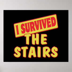 PÓSTER SOBREVIVÍ A LAS ESCALERAS
