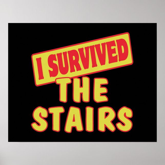 PÓSTER SOBREVIVÍ A LAS ESCALERAS (Frente)