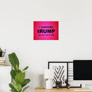 Póster Sobreviví a tRUMP