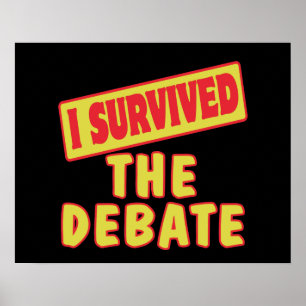 PÓSTER SOBREVIVÍ AL DEBATE