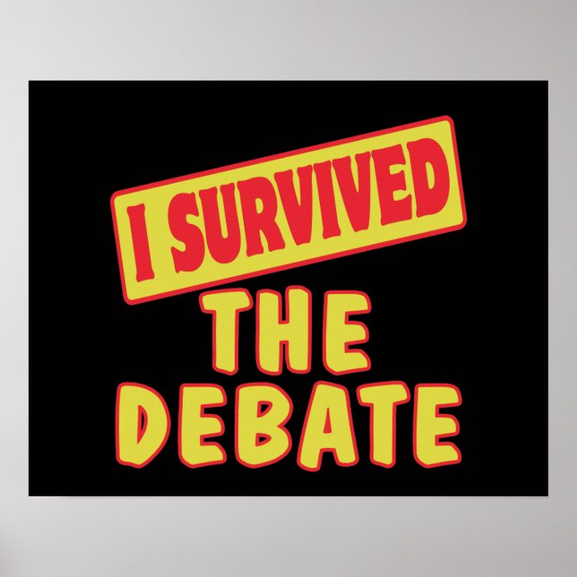 PÓSTER SOBREVIVÍ AL DEBATE (Frente)