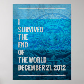 Póster Sobreviví al fin del mundo
