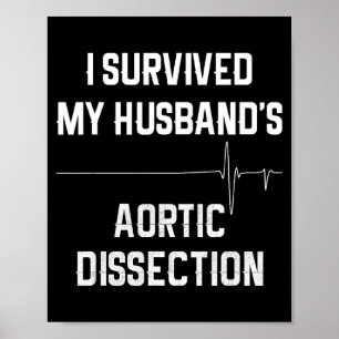Póster Sobreviví la disección aórtica de mi esposo