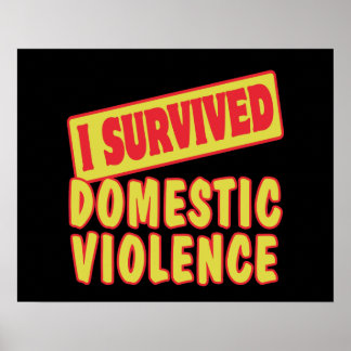 PÓSTER SOBREVIVÍ LA VIOLENCIA DOMÉSTICA