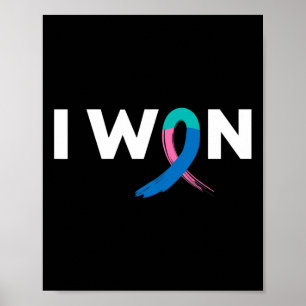 Póster Sobreviviente de cáncer