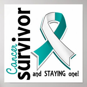 Póster Sobreviviente de cáncer de cuello uterino 19