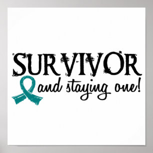 Póster Sobreviviente de cáncer de ovario 18