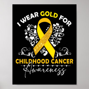 Póster Sobreviviente de cáncer infantil llevo Gi de Conci