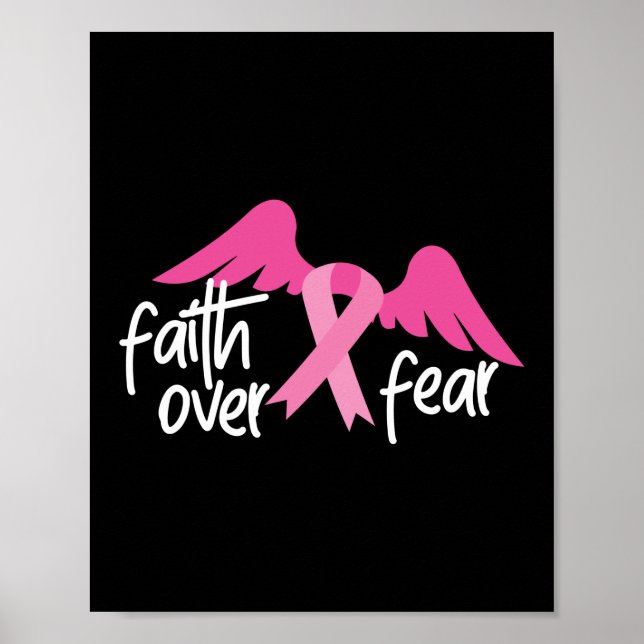Póster Sobreviviente de conciencia sobre el cáncer de mam (Frente)
