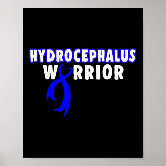 Póster Sobreviviente de Hydrocephalus Evitar Guerrero de  (Frente)
