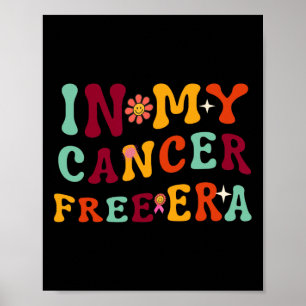 Póster Sobreviviente de mi era libre de cáncer de mama ad