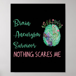 Póster Sobreviviente de neuralismo cerebral nada me asust