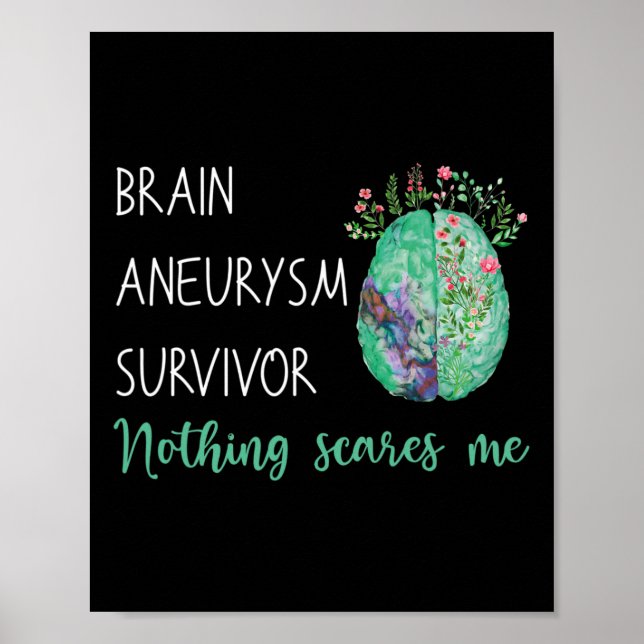 Póster Sobreviviente de neuralismo, nada me asusta (Frente)