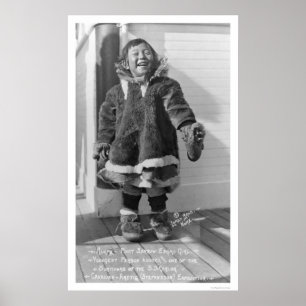 Póster Sobreviviente del desastre de Karluk en 1914