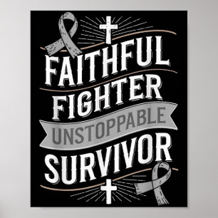 Póster Sobreviviente fiel de la lucha contra la diabetes