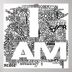 PÓSTER SOBRIO