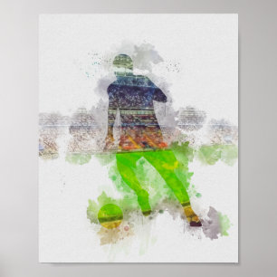 Póster Soccer Art