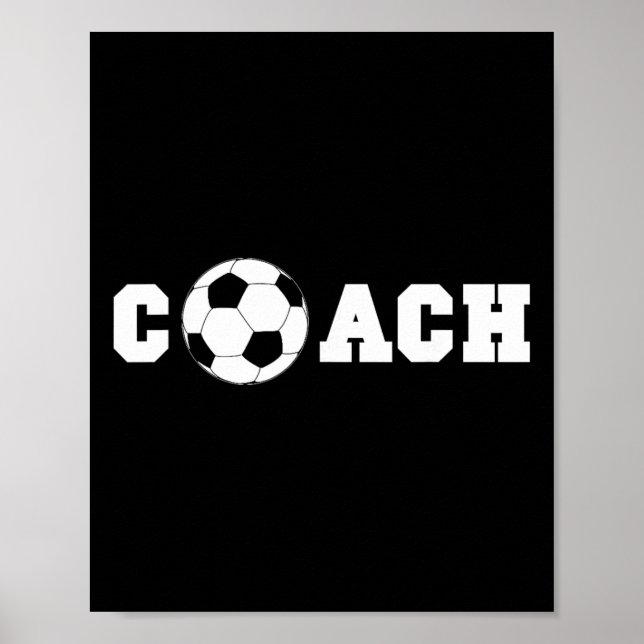 Póster Soccer Coach S - Coaching Staff Shirt Tees  (Frente)