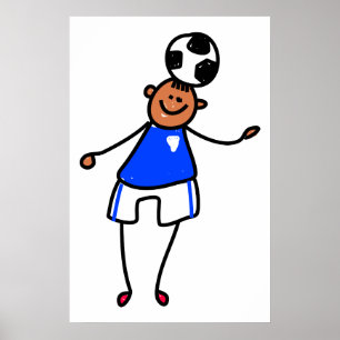 Póster Soccer Kid