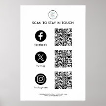 Social Media QR Code Business