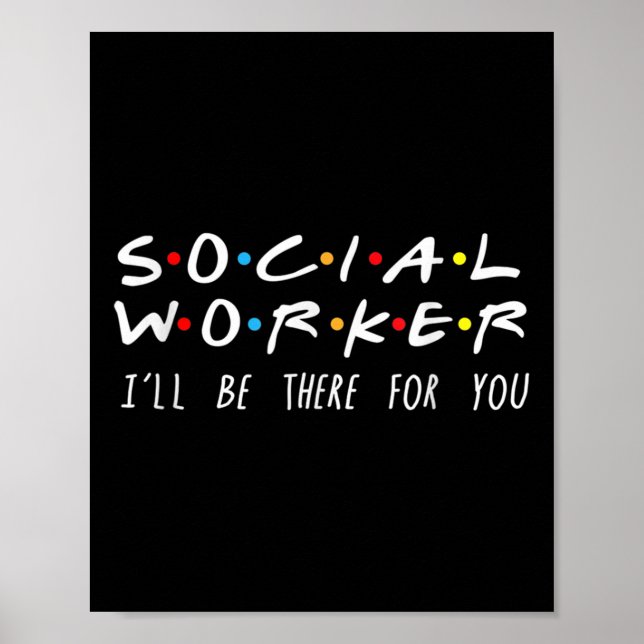 Póster Social Worker I'll Be There For You Christmas  (Frente)
