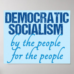 Póster Socialismo Democratic