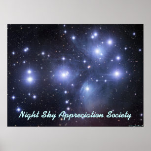 Póster Sociedad de Apreciación del Cielo Nocturno - Poste