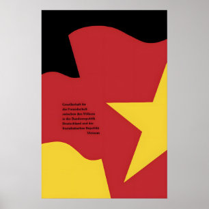 Póster Sociedad de carteles para la amistad entre los