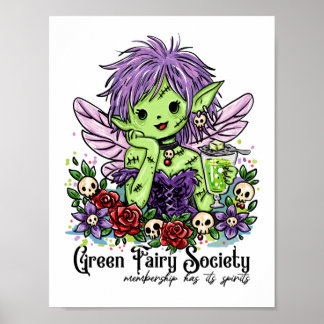 Póster Sociedad de Hadas del Absenta