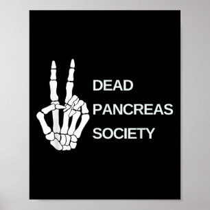 Póster Sociedad de Páncreas Muerto Diabetes Awareness Day