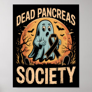 Póster Sociedad de páncreas muerto Diabetes fantasma de H