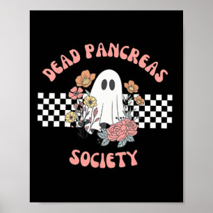 Póster Sociedad de páncreas muerto Diabetes fantasma dive