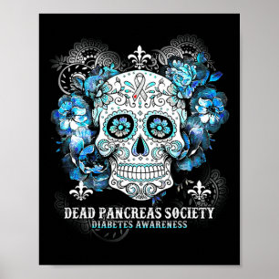 Póster Sociedad de Páncreas Muerto Diabetes Sensibilizaci