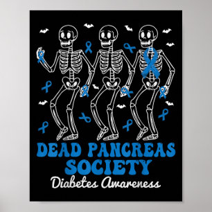 Póster Sociedad de Páncreas Muerto Diabetes Sensibilizaci