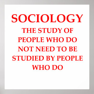 Póster sociología