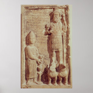 Póster Socorro representando a Aphlad, dios de la aldea d