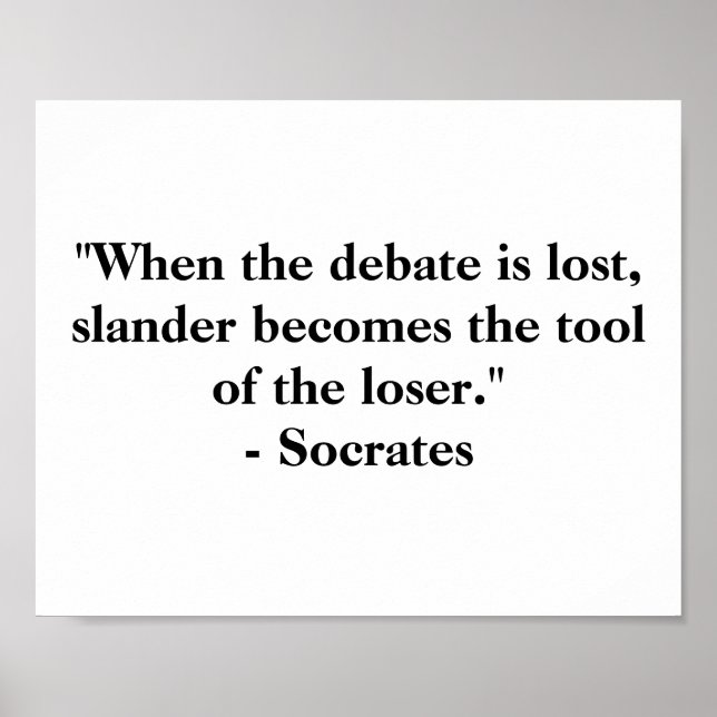 Póster Socrates (Frente)