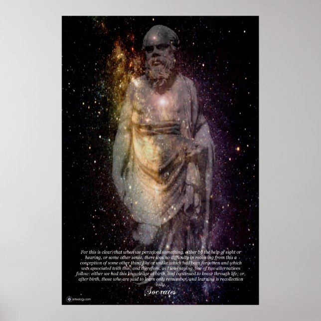 PÓSTER ¿SOCRATES DÓNDE ESTÁS EL ARTE? (Frente)