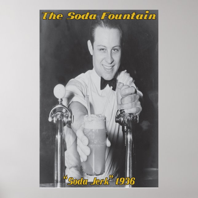 Póster Soda Jerk - Personalizado Poster O Imprimir (Frente)