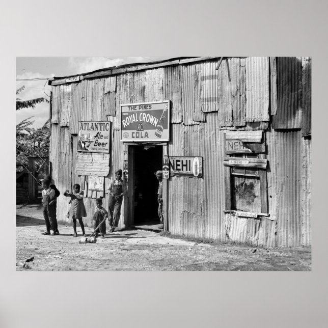 Póster Soda Shack, años 40 (Frente)