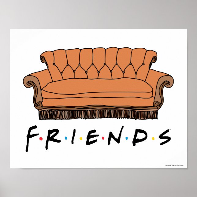 Póster Sofá de FRIENDS™ (Frente)